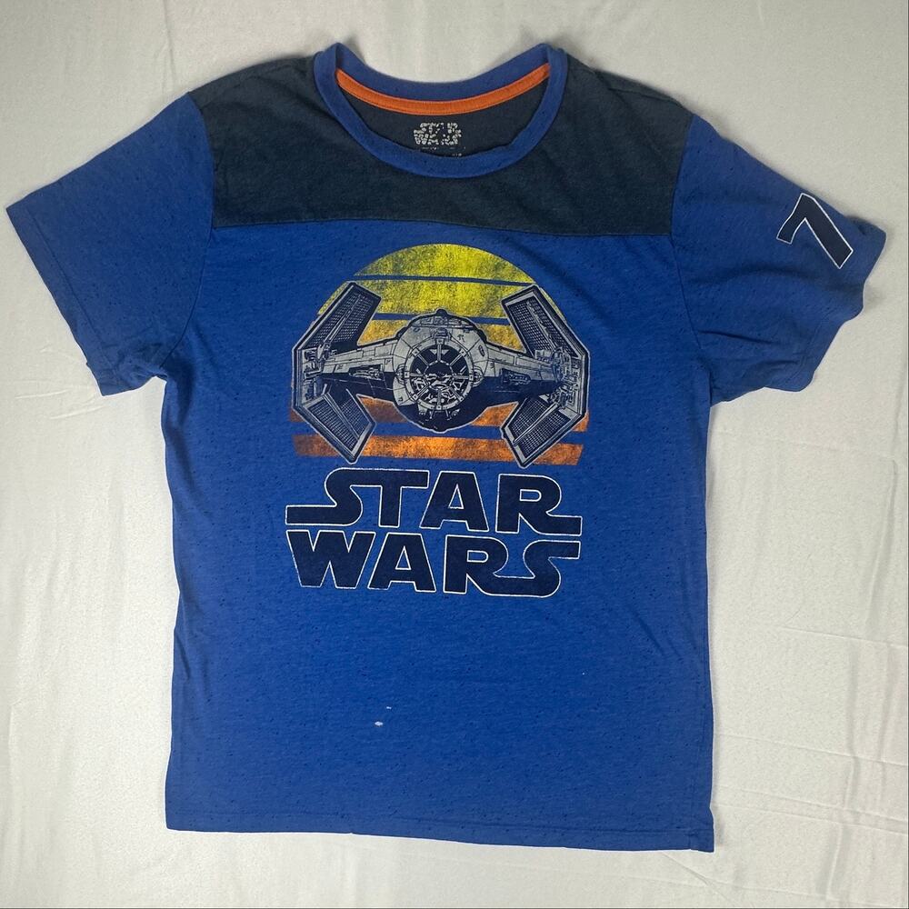 Star Wars TIE Fighter Graphic Tee Shirt Size L